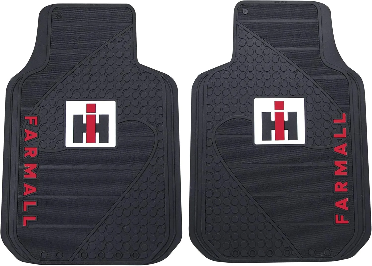 Plasticolor 001461R01 IH International Harvester Farmall Universal Fit Car Truck SUV Front Floor Mats Pair
