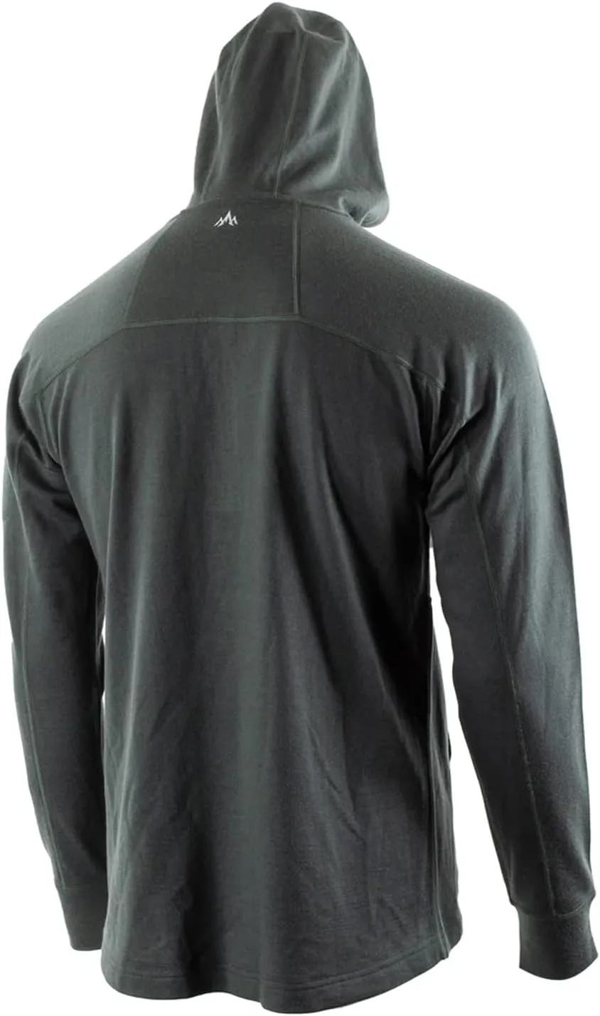 Pnuma OUTDOORS Unisex Gunnison Merino Wool All-Season Warm Durable Versatile Comfortable Midweight Hunting Hoodie