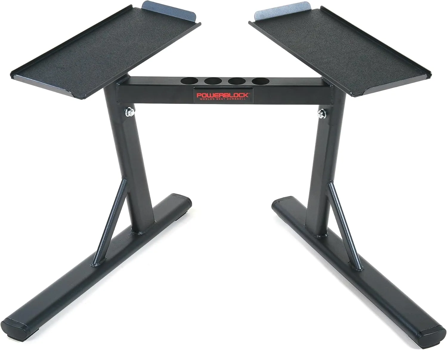 PowerBlock PowerMax Stand – Dumbbell Rack & Weight Rack, Use with Weights up to 90 Pounds, Durable Steel Construction, Home Gym Strength Training, Innovative Workout Equipment