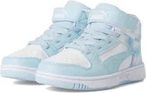 PUMA Unisex-Child Rebound Layup Mid Hook and Loop (Little Kid) Sneaker