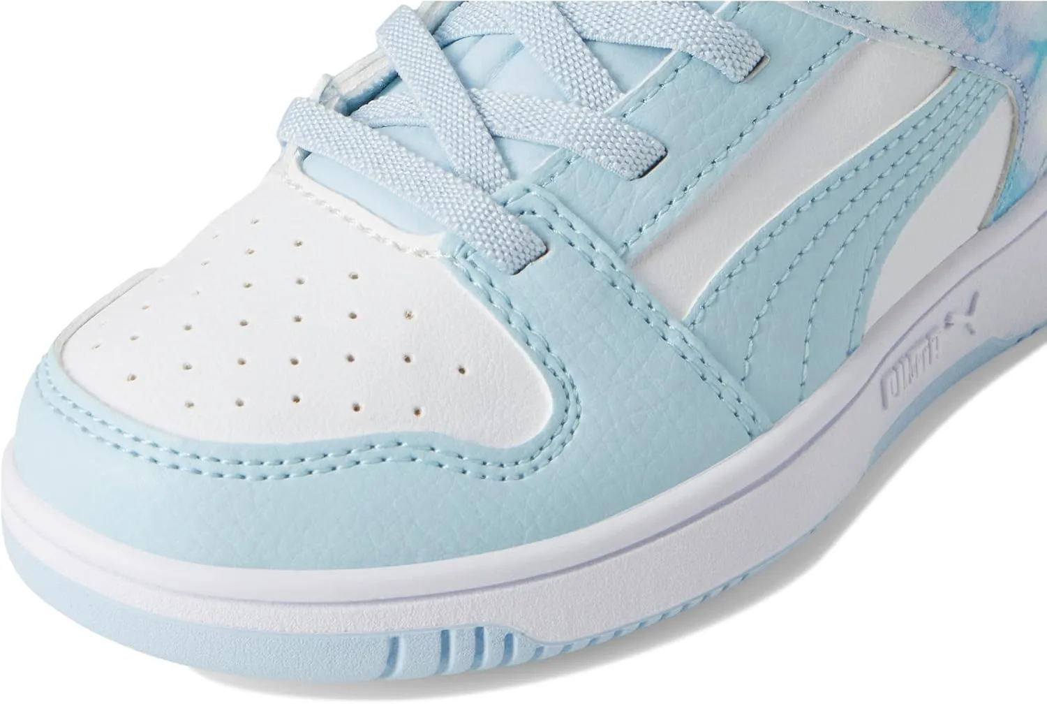 PUMA Unisex-Child Rebound Layup Mid Hook and Loop (Little Kid) Sneaker
