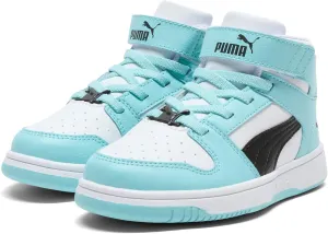 PUMA Unisex-Child Rebound Layup Mid Hook and Loop Sneaker
