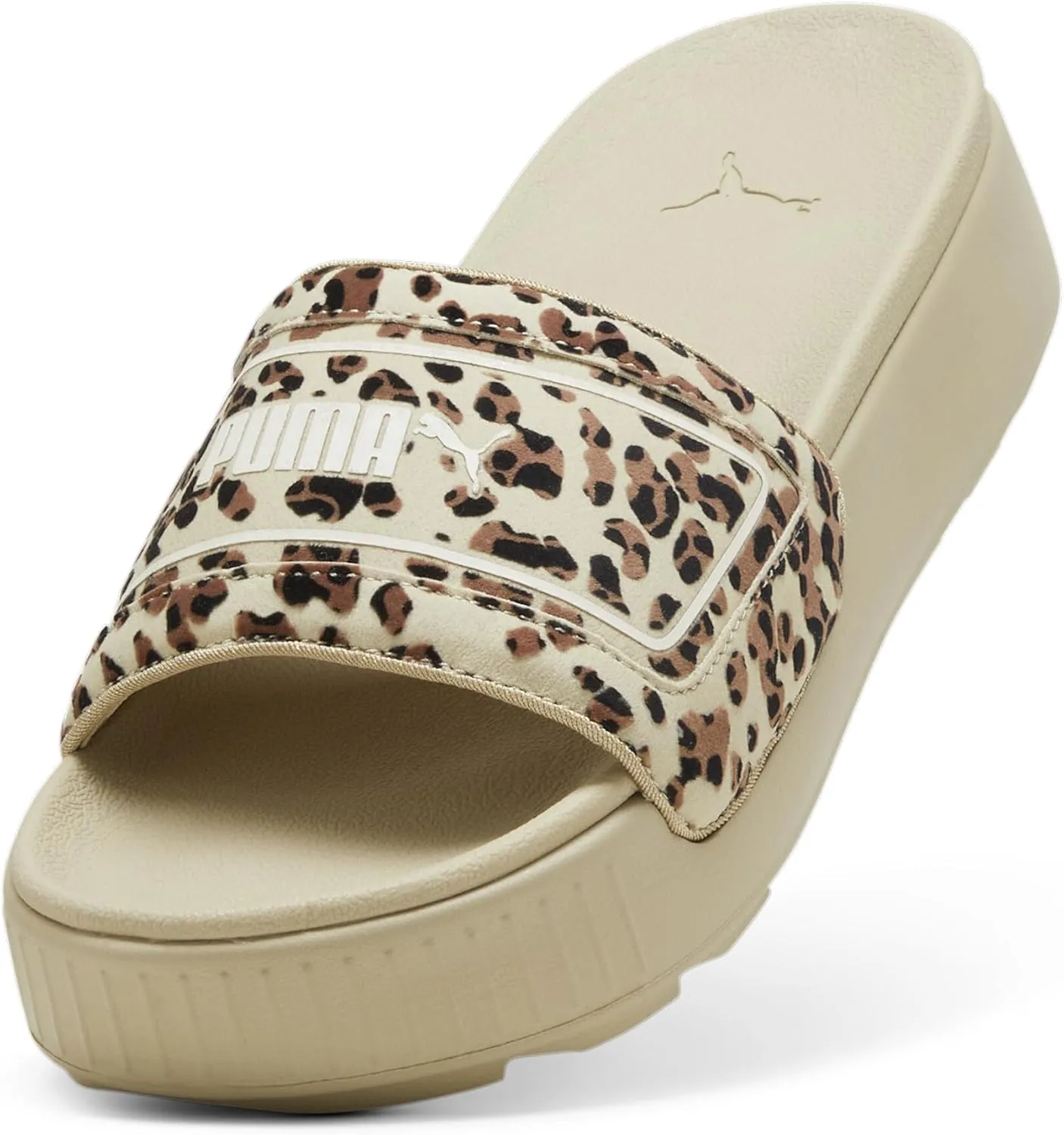 PUMA Women's Karmen Slide Sandals, Poison Pink-White, 10
