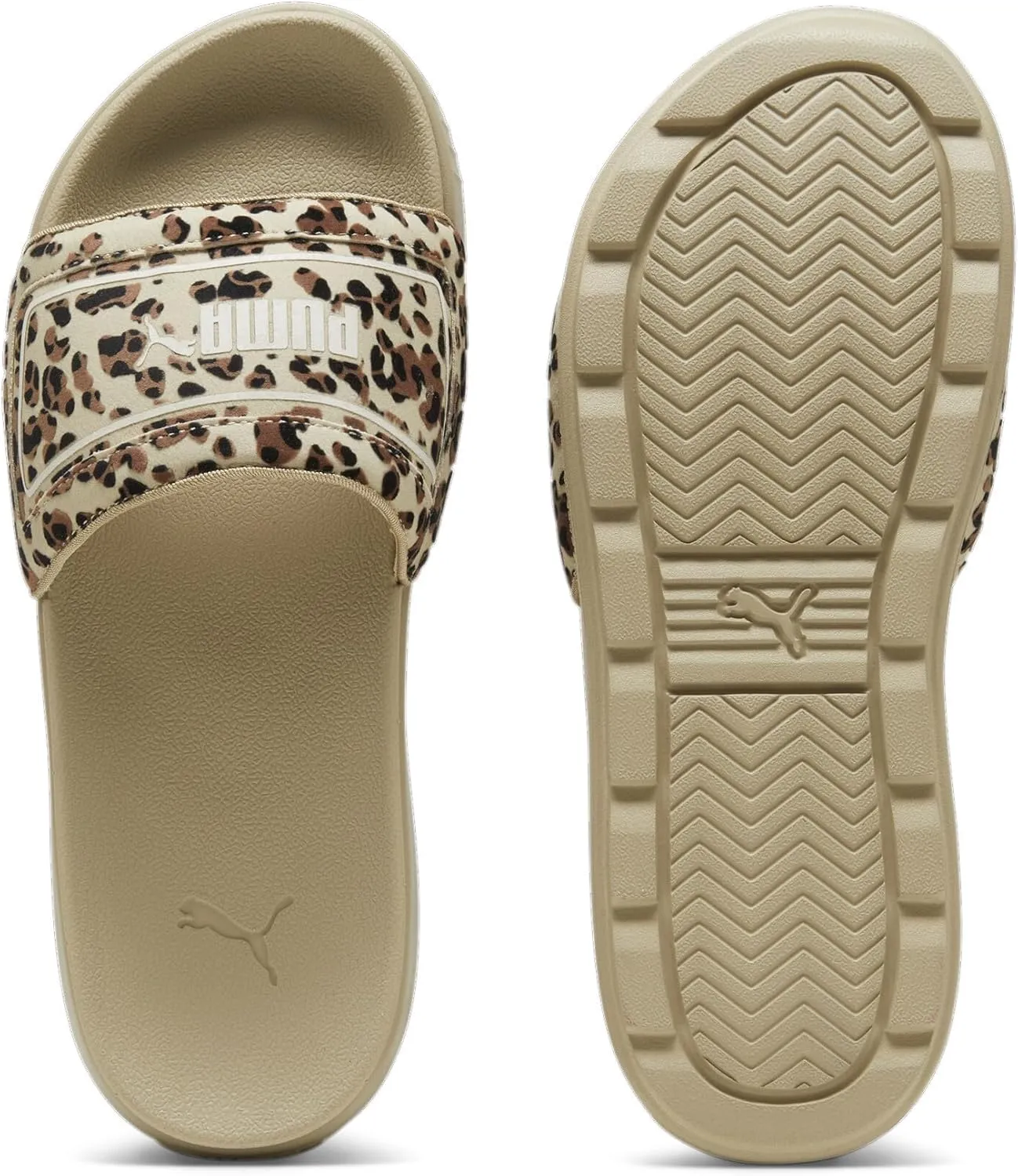 PUMA Women's Karmen Slide Sandals, Poison Pink-White, 10