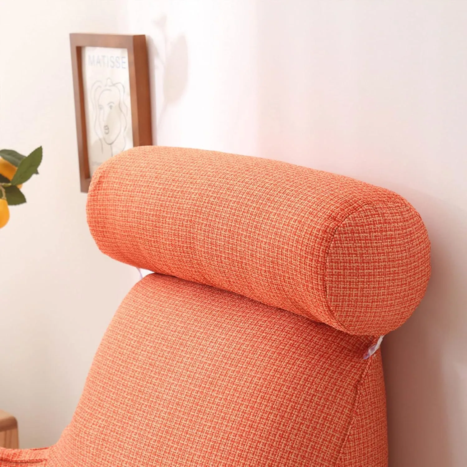 Reading Pillow, Lumbar Pillow, Backrest Lounge Cushion, Lumbar Husband Pillow with Arms for Bed, Removable Back Support, Head and Lumbar Support Pillow for Bed/Sofa