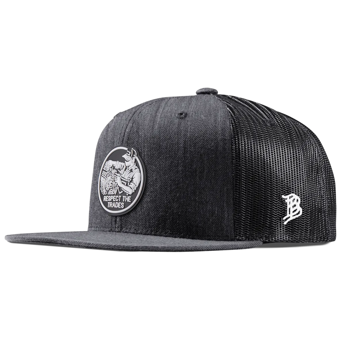 Respect The Trades Mechanic Flat Trucker