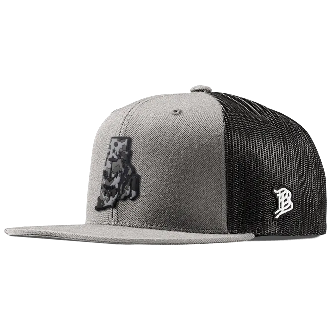 Rhode Island Camo Flat Trucker