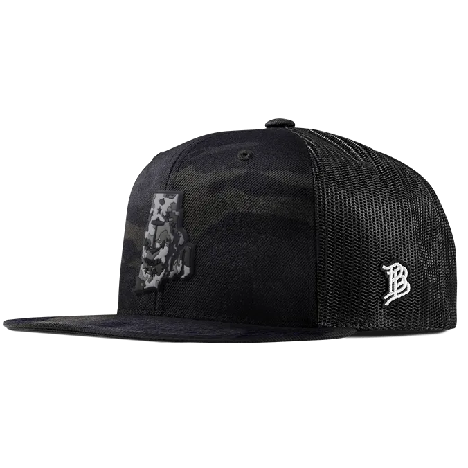 Rhode Island Camo Flat Trucker