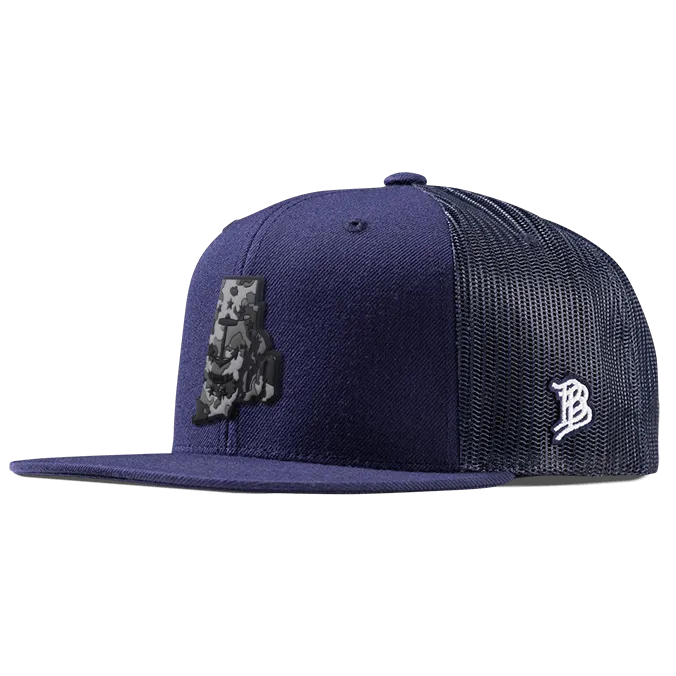 Rhode Island Camo Flat Trucker