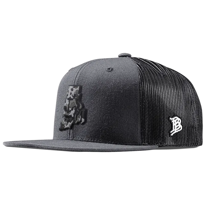 Rhode Island Camo Flat Trucker