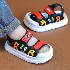 Ridr Black Soft Sandal 2738 B