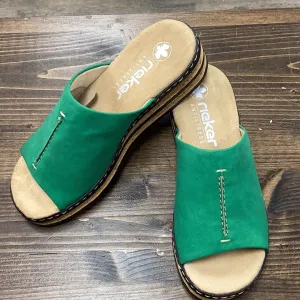 Rieker 62905-52  Wedge Sandal Apple Green