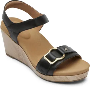 Rockport Women's Briah 2 Two-Band Wedge Sandal