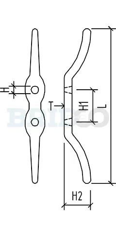 Rope Cleat M112