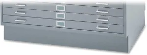 Safco Products 4997GRR Flat File Closed Base for 5-Drawer 4996GRR and 10 Drawer 4986GR Flat Files, Sold Separately, Gray