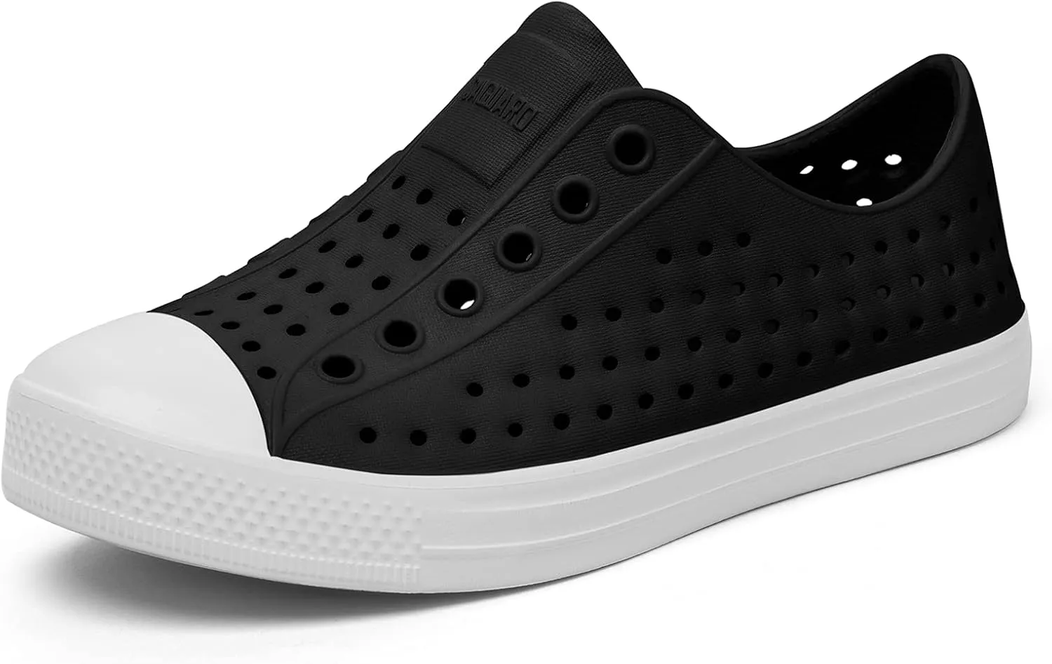 SAGUARO Kids Boys Beach Garden Shoes Girls Outdoor Water Sandal Breathable Lightweight Toddler Garden Clog Smoke Black