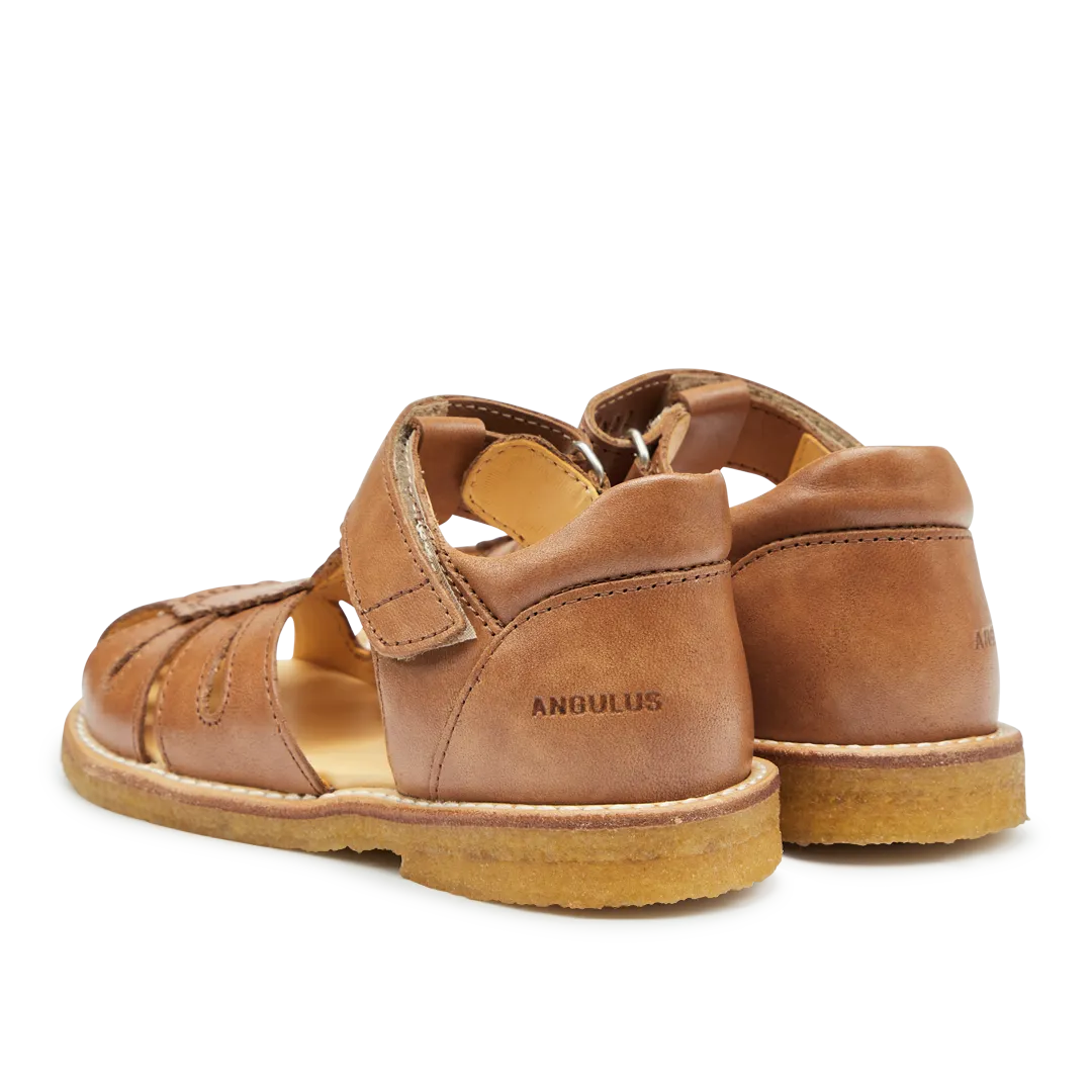 Sandal with drop detail and velcro closure