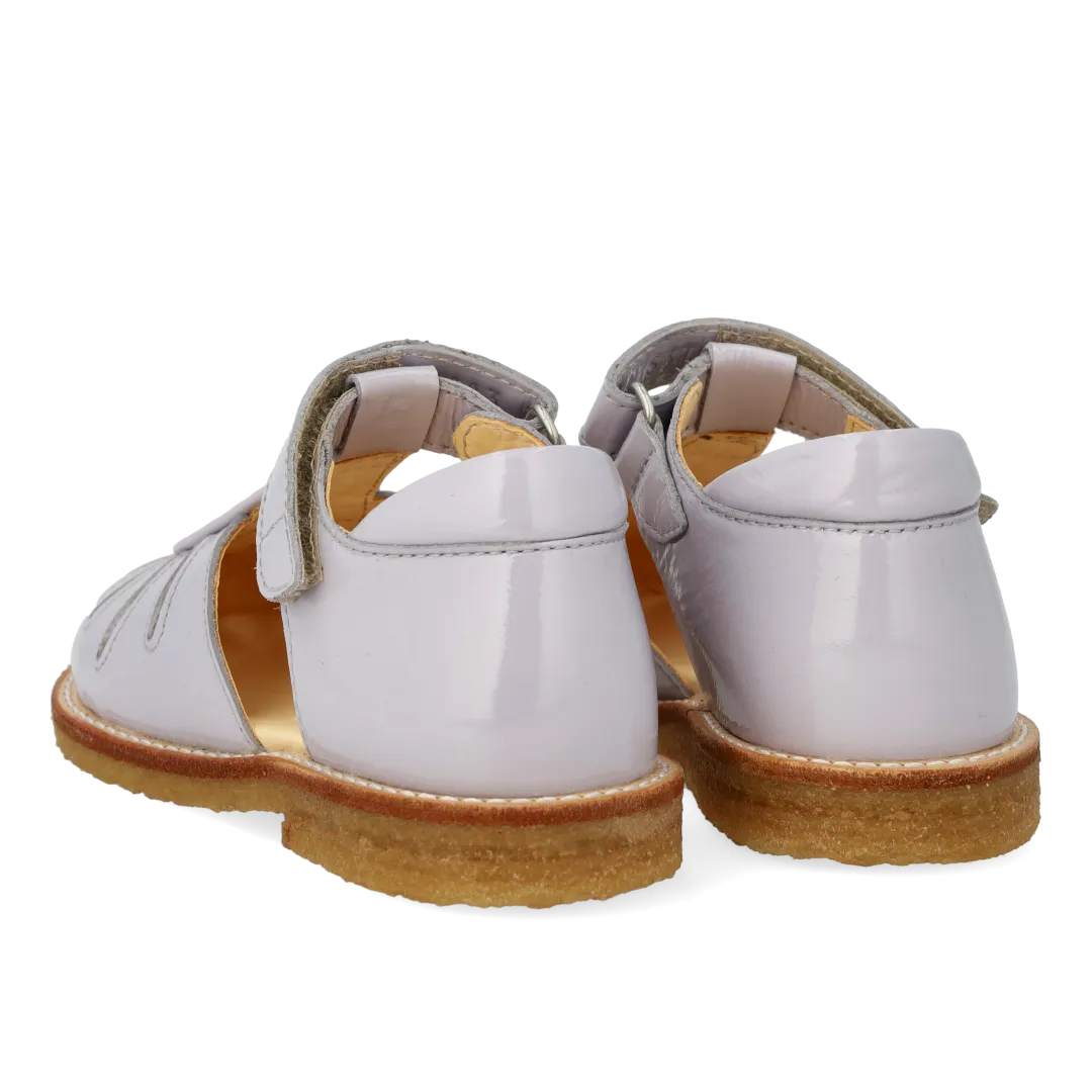 Sandal with drop detail in sparkling glitter