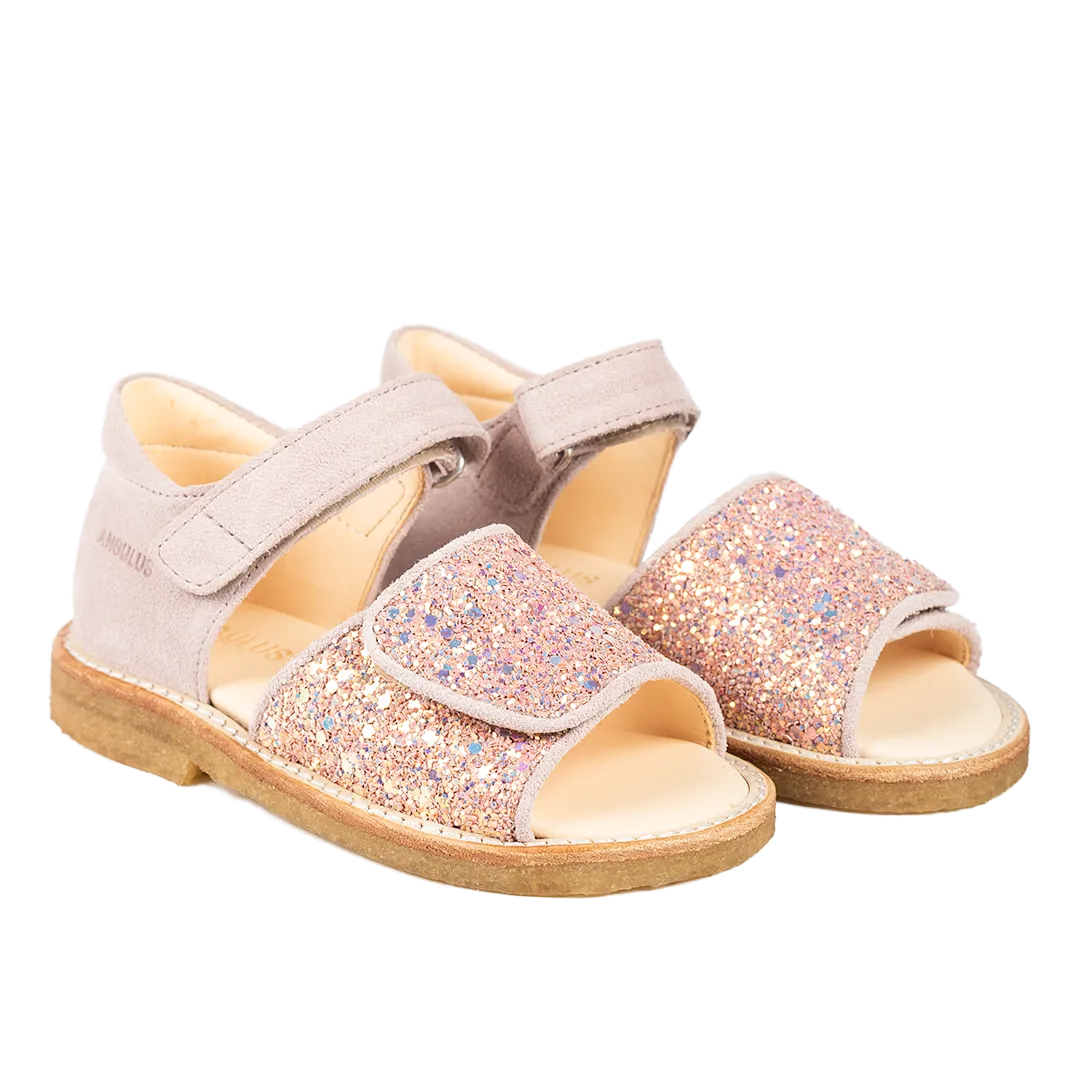 Sandal with sparkling glitter detail
