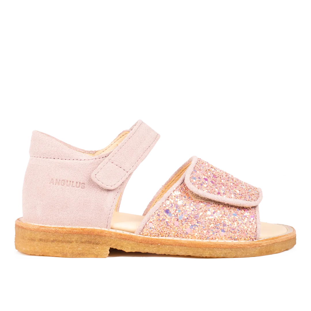 Sandal with sparkling glitter detail