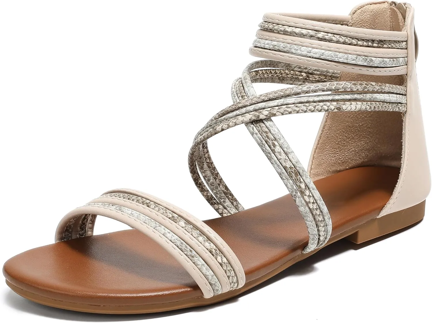 Sandals Women Dressy Summer Flat Strappy Cute Casual Beach shoes