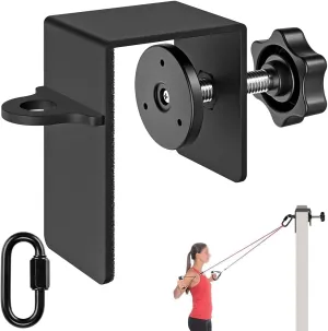 SELEWARE Door Anchor for Resistance Bands Home Gym Workout Door Mount Attachment for Body Weight Straps, Strength Training, Physical Therapy Exercise
