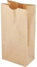 SHOP&SAVE Brown Paper Lunch Bag - XL Durable Bags, 60% Larger Than Standard Size