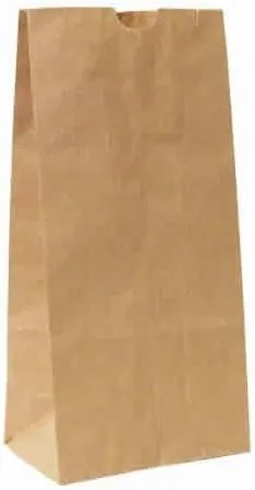 SHOP&SAVE Brown Paper Lunch Bags XL, 60% Larger Than Standard, Durable