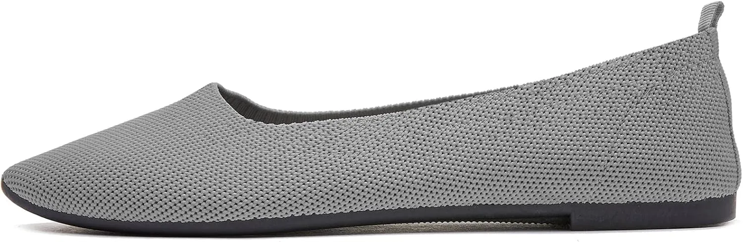 Shupua Women's Flats Shoes Pointed Toe Flats Comfortable Slip on Shoes Flat Dress Shoes Black Ballet Flats for Women