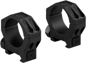 Sig Sauer ALPHA6 30mm Hunting Scope Rings Set - Lightweight Durable Hard Anodized Aluminum Picatinny/Weaver Compatible Riflescope Ring Mounts - Matte Black