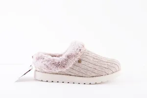 SKECHERS - 31204 BOBS KEEPSAKES-ICE ANGEL MULE SLIPPER - LIGHT BROWN