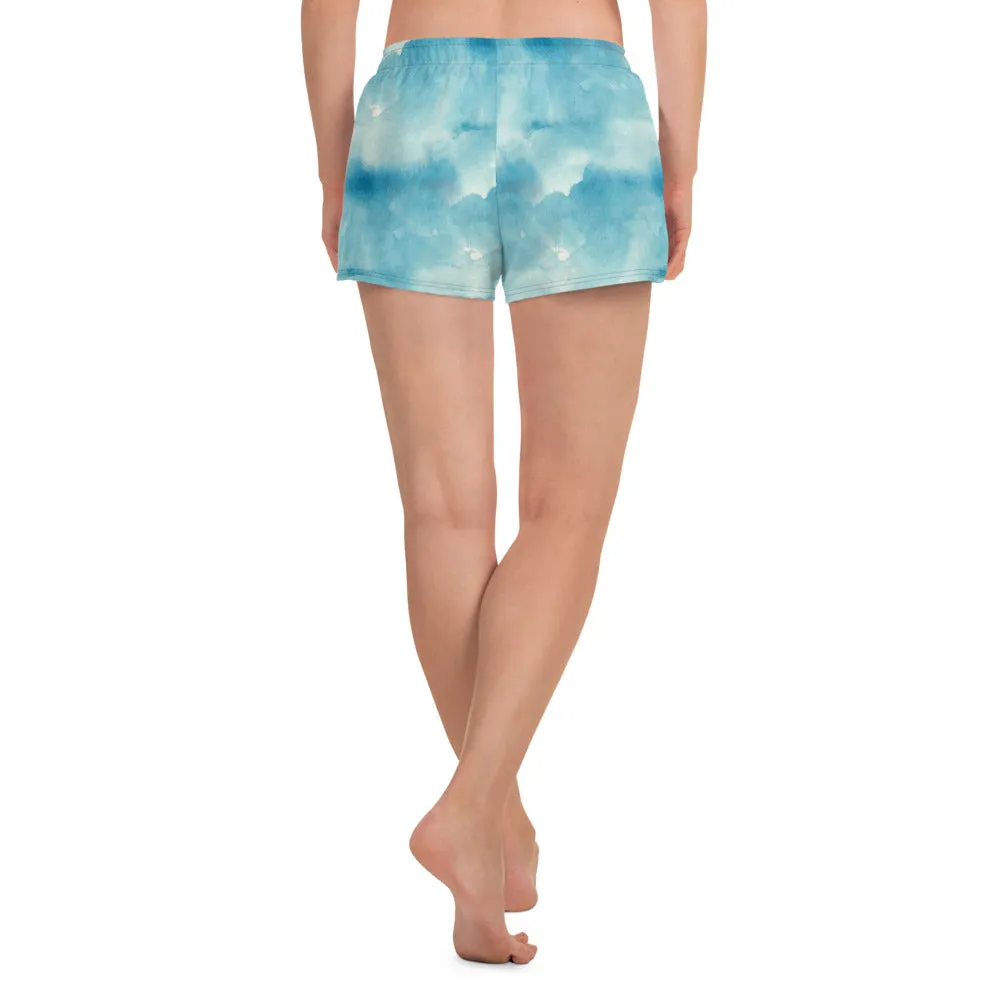 Sky print Women Athletic Shorts
