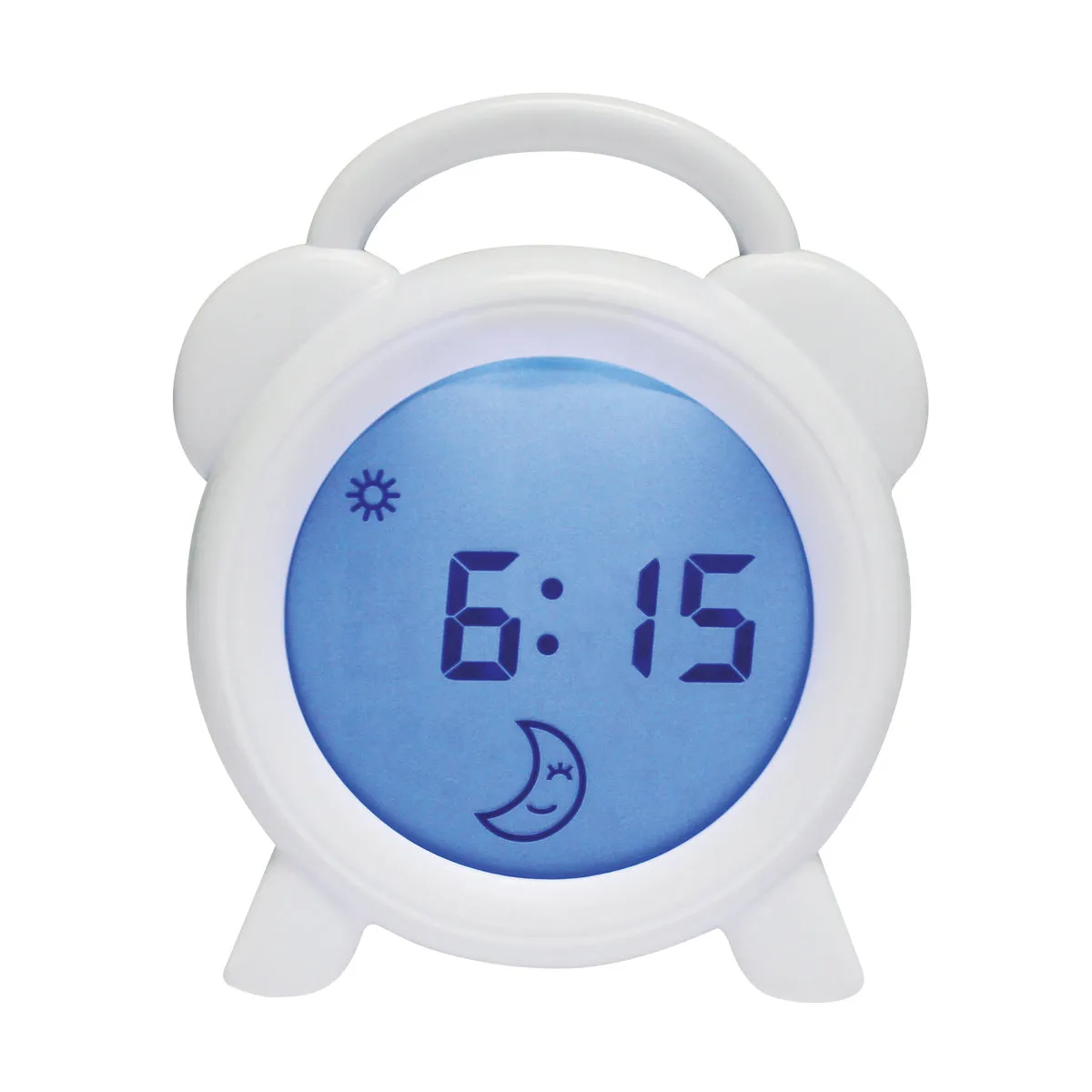 Sleep Trainer Toddler Clock - White