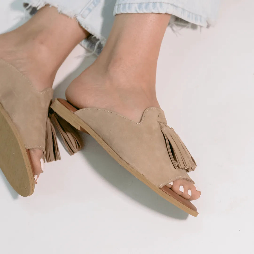 Spanish Leather Mule
