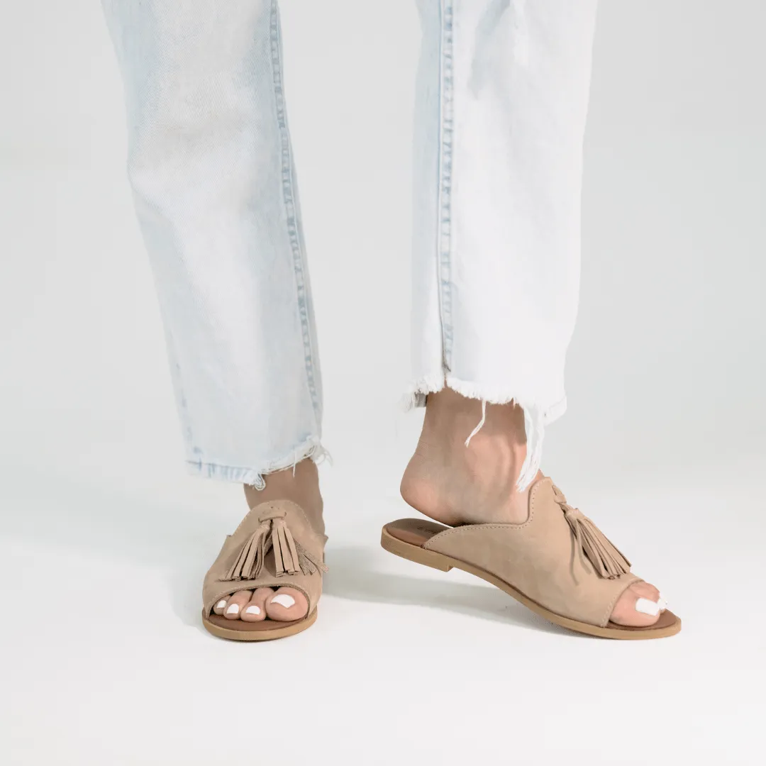 Spanish Leather Mule