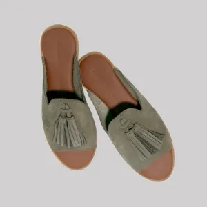 Spanish Leather Mule