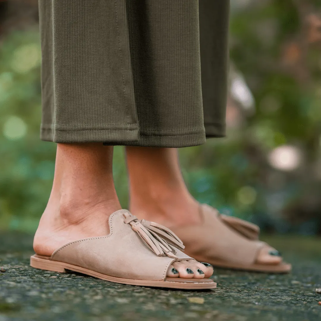 Spanish Leather Mule