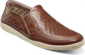 Stacy Adams Men's Ithaca Slip On Loafer Driving Style, Sienna, 12