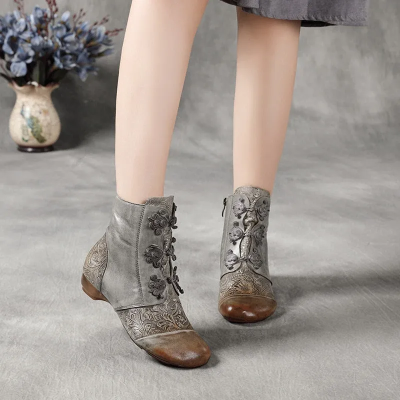 Steampunk flat shoes
