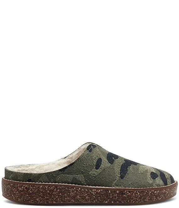 Streamlined shipping Slipper Comfortable Lined 2 House Sandals Camouflage Fur Global selection Mule Tamala Lucky Brand