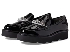 Stuart Weitzman Pearldrop Platform Loafer Black 8.5 B
