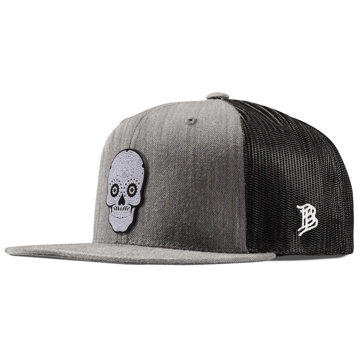 Sugar Skull PVC Flat Trucker