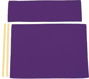 Sunbrella Directors Chair Replacement Cover (Flat Stick) (Concord Purple)
