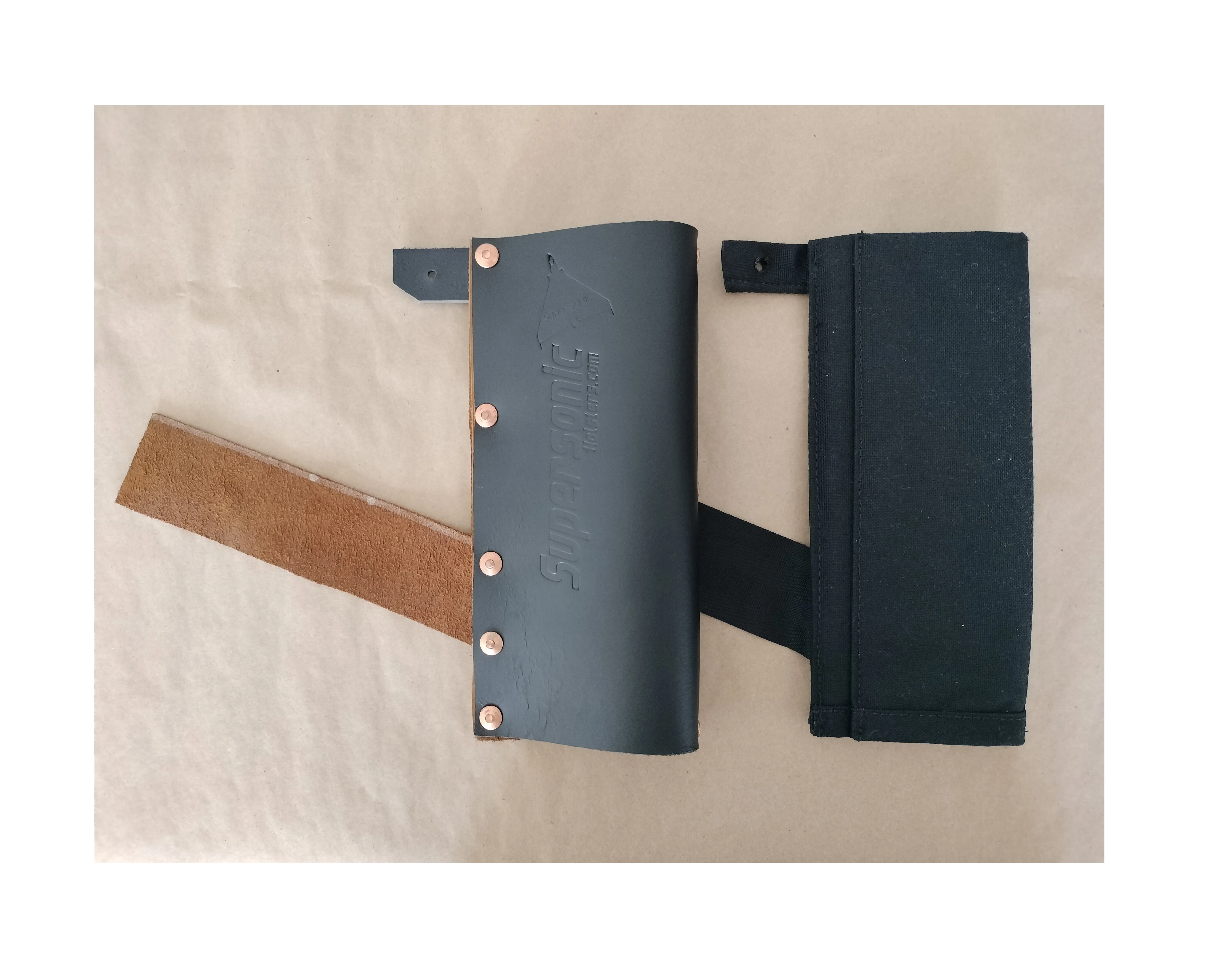 Supersonic - Diamondback System Compatible Leather Flat Bar Holster