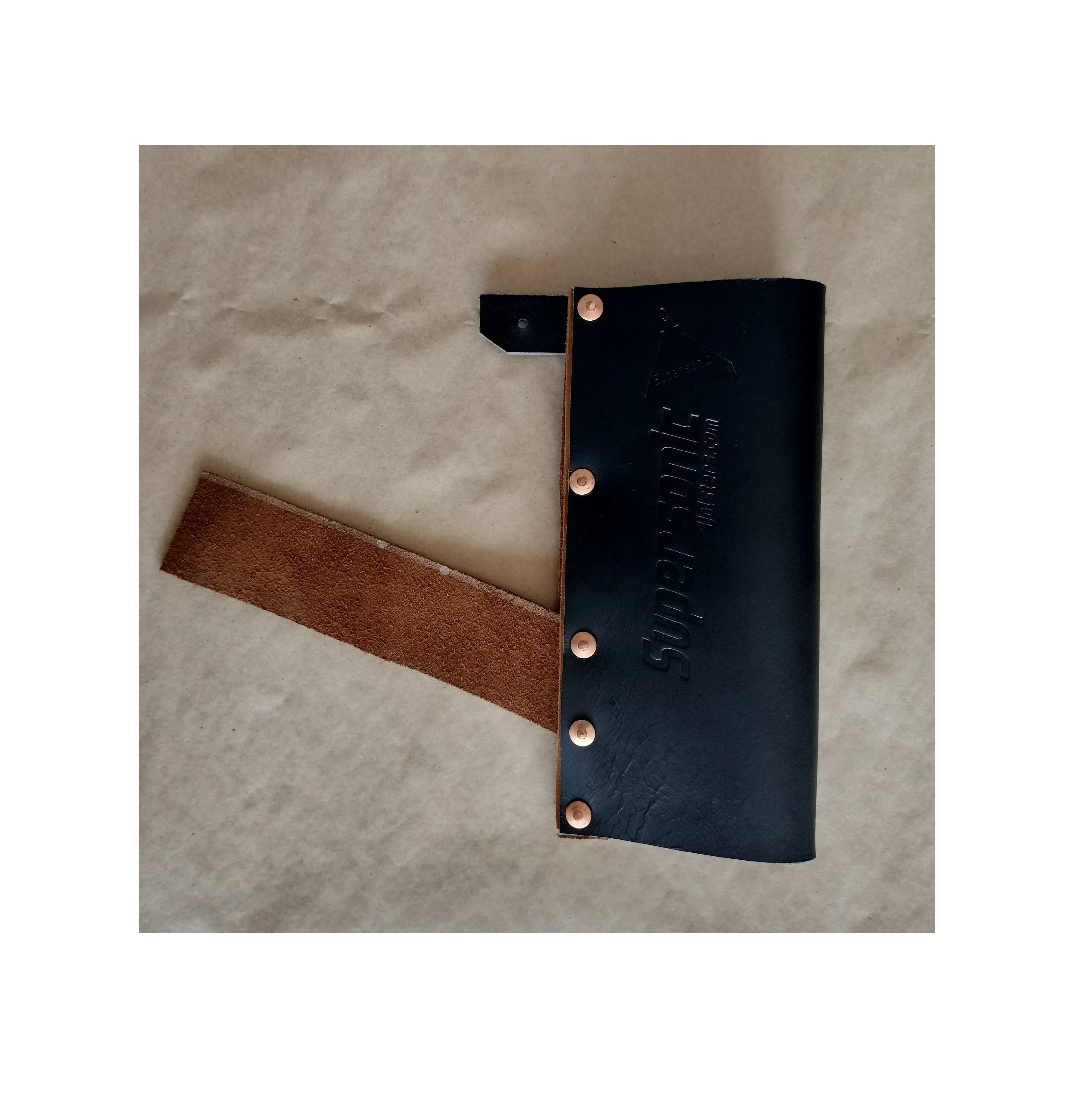 Supersonic - Diamondback System Compatible Leather Flat Bar Holster