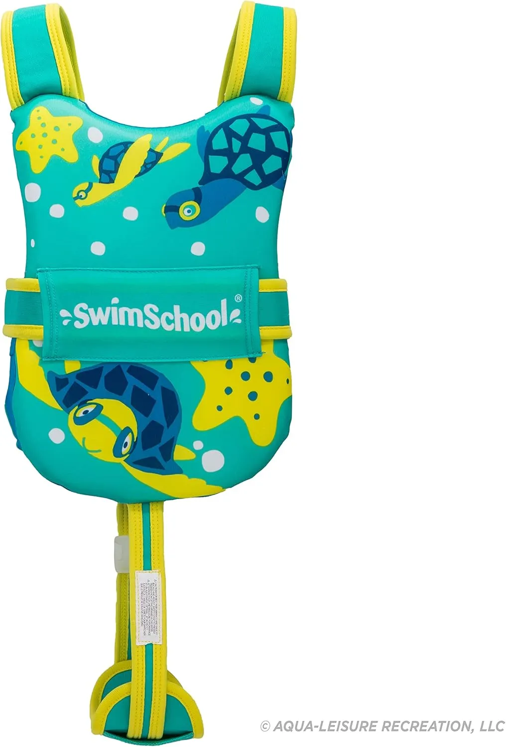 SwimSchool TOT Swim Trainer Vests for Toddlers Ages 2-4 – Boys/Girls – Multiple Colors/Styles – Learn to Swim Pool Floaties