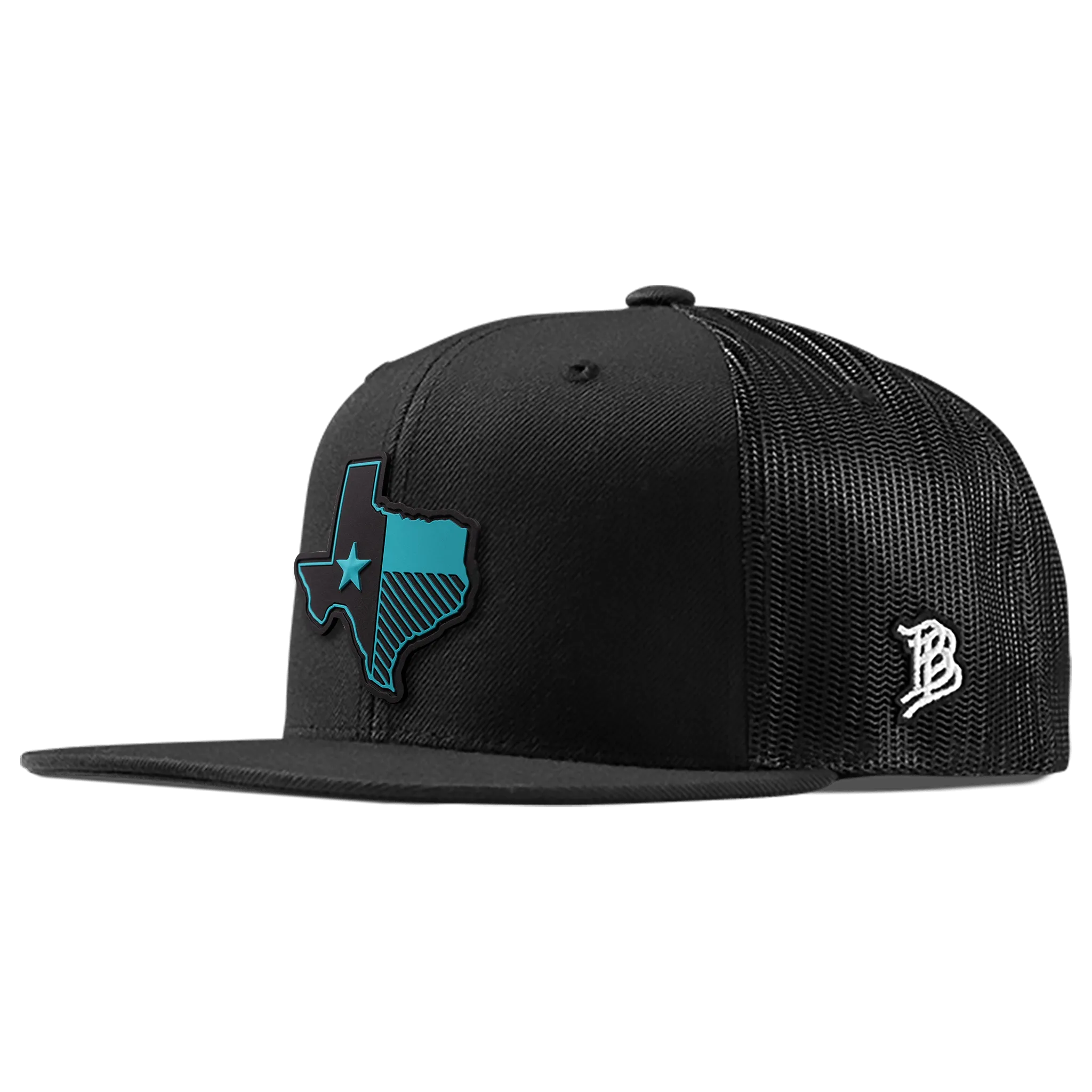 Texas Turquoise Flat Trucker