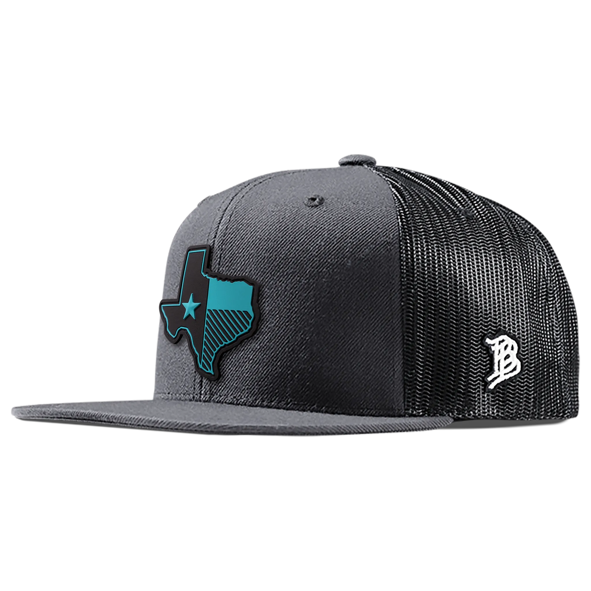 Texas Turquoise Flat Trucker