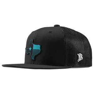 Texas Turquoise Flat Trucker