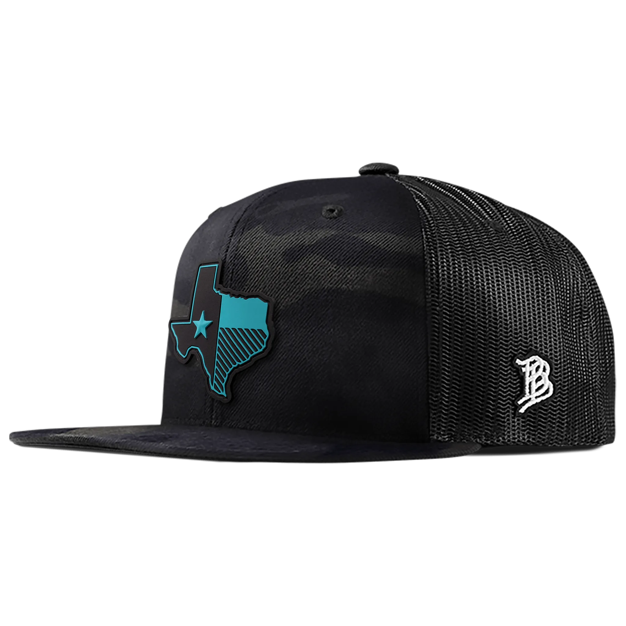 Texas Turquoise Flat Trucker